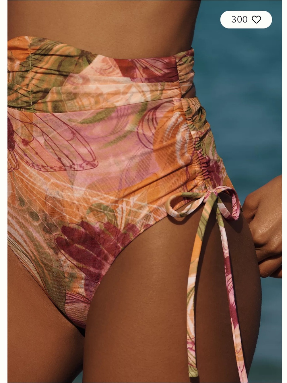 NWT ANDREA IYAMAH Dola Bikini Bottom In Vibra Print - Picture 4 of 9